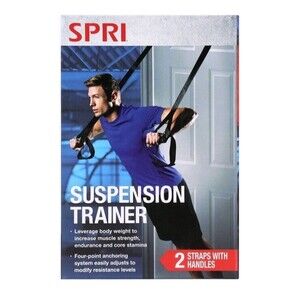 SPRI Suspension Weight Trainer Door System Home Workout Exercise